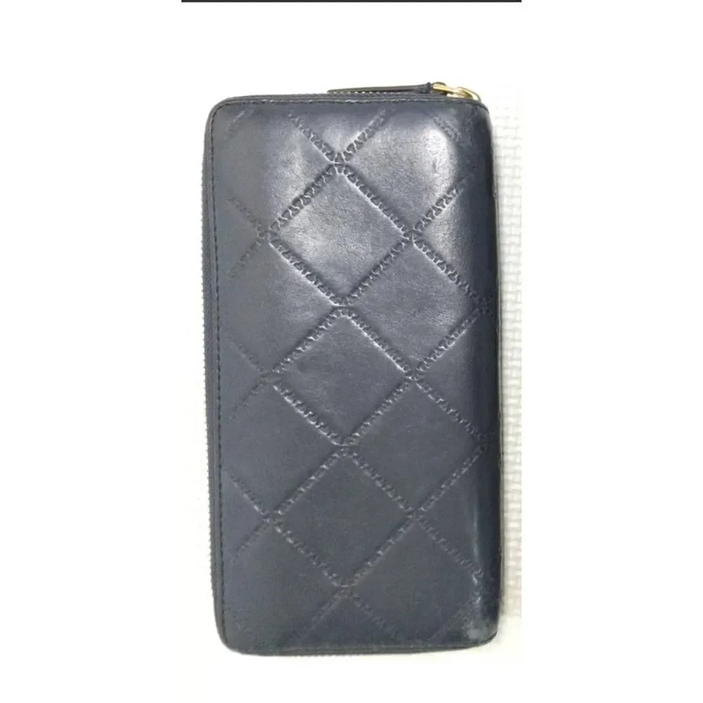 Tory Burch Blue Bifold Wallet